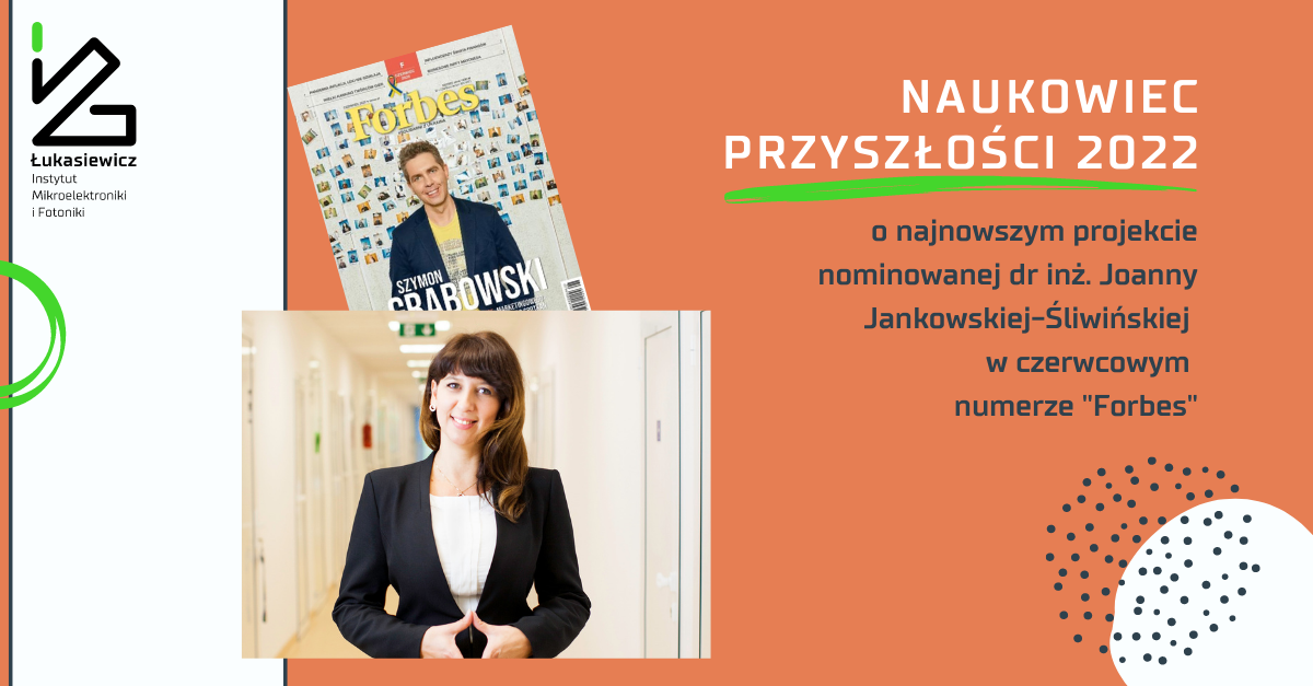 CoVSens, Forbes, Naukowiec Przyszłości