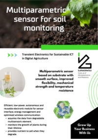 Multiparametrics Sensor for Soil Monitoring