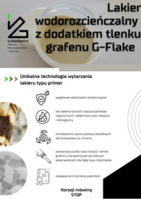 Lakier wodorozcieńczalny z dodatkiem tlenku grafenu G-Flake®