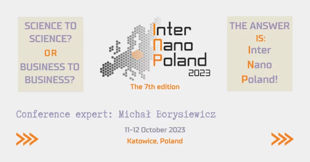 Michał Borysiewicz Internanopoland 2023 11-12 october 2023 Katowice, Poland