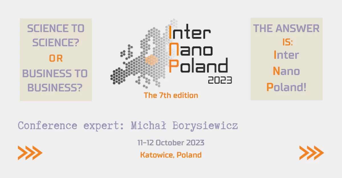 Michał Borysiewicz Internanopoland 2023 11-12 october 2023 Katowice, Poland